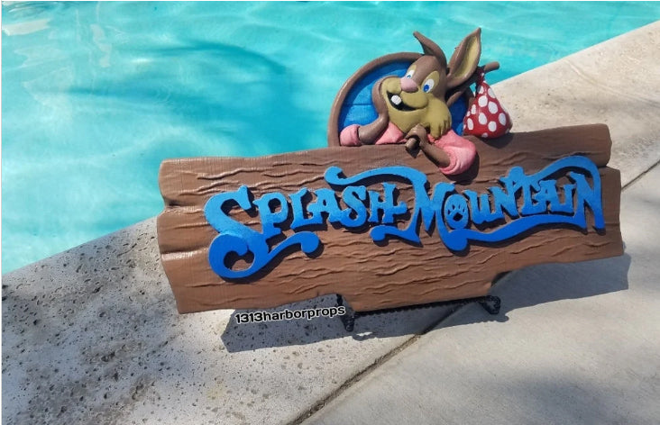 15" WDW Splash Mountain queue sign!